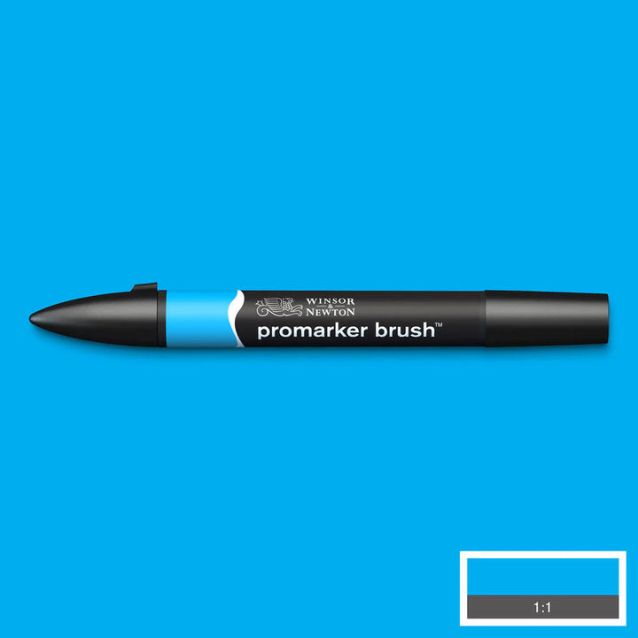 Cyan (C847) Winsor Brush Marker
