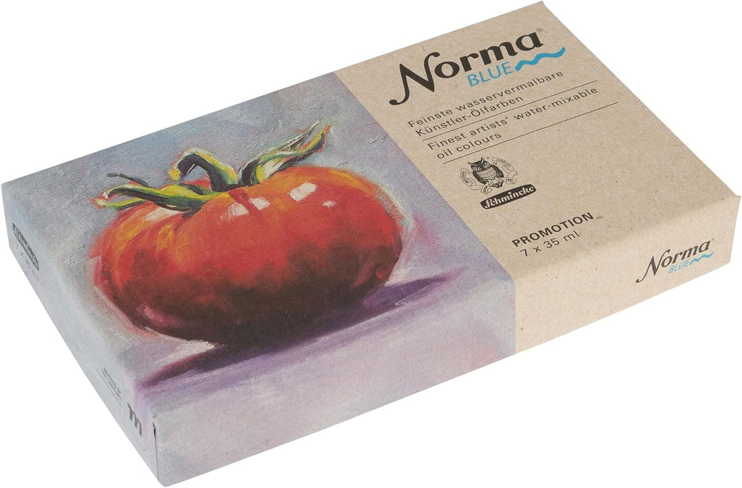 Norma Blue Water-Mixable Oil Daily Painting Set of 7