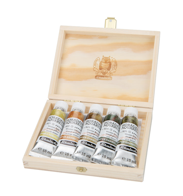 Schmincke Super Granulation Set desert, 5 x 15 ml