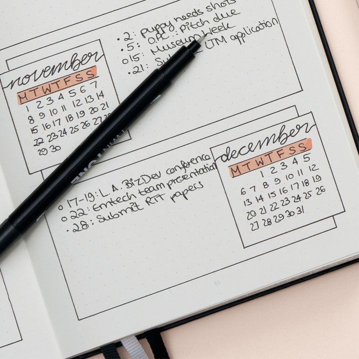 Leuchtturm Bullet Journal Edition 2 Medium A5 120g/m² paper 206p Dotted Yellow24