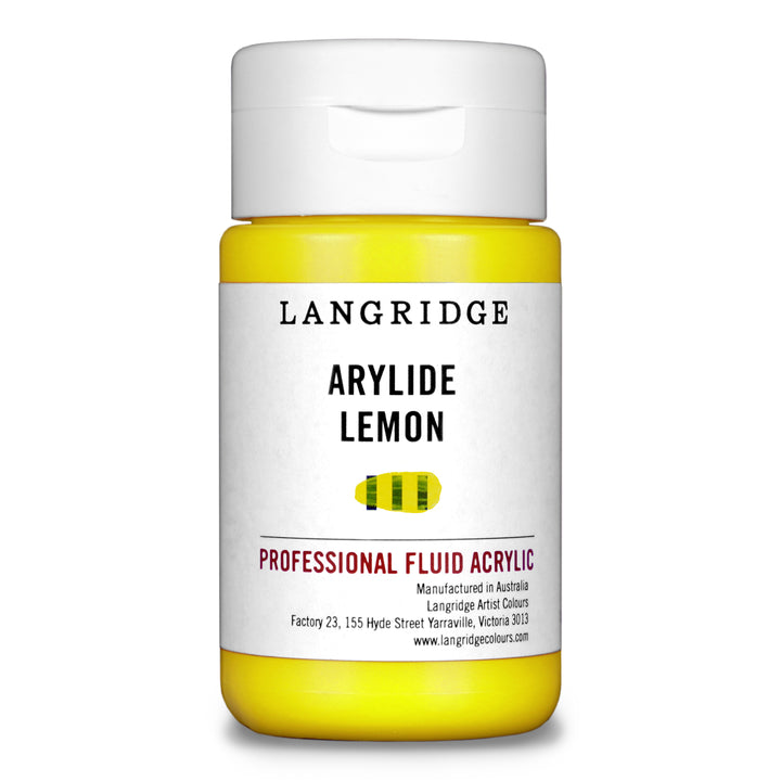 Arylide Lemon Langridge Fluid Acrylic 125ml