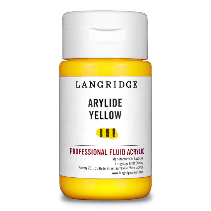 Arylide Yellow Langridge Fluid Acrylic 125ml