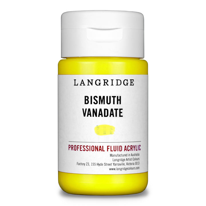 Bismuth Vanadate Yellow Langridge Fluid Acrylic 125ml