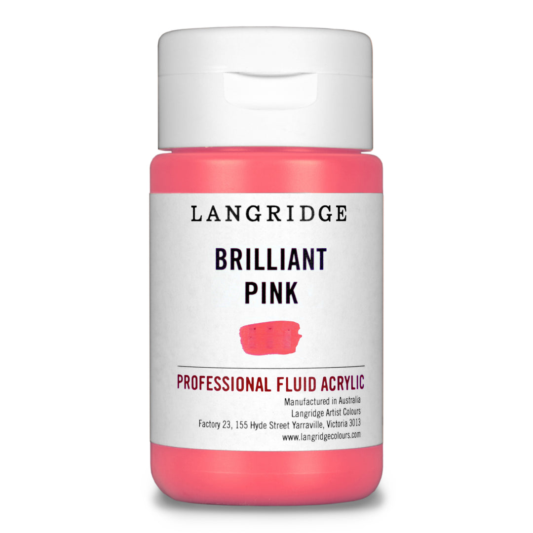 Brilliant Pink Langridge Fluid Acrylic