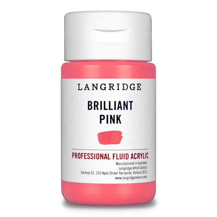 Brilliant Pink Langridge Fluid Acrylic