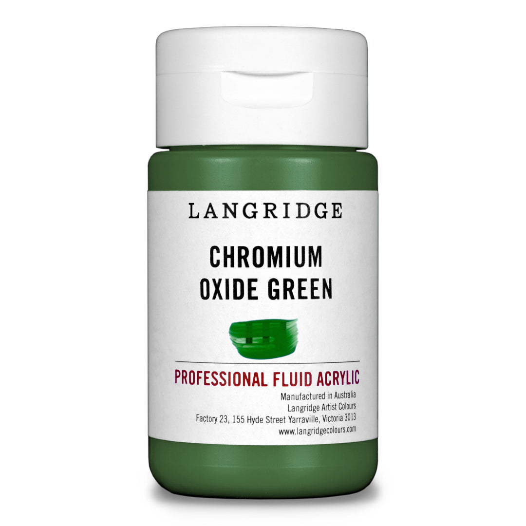 Chromium Oxide Langridge Fluid Acrylic 125ml