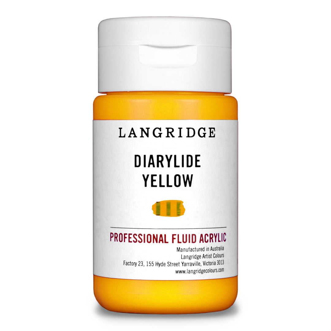 Diarylide Yellow Langridge Fluid Acrylic 125ml