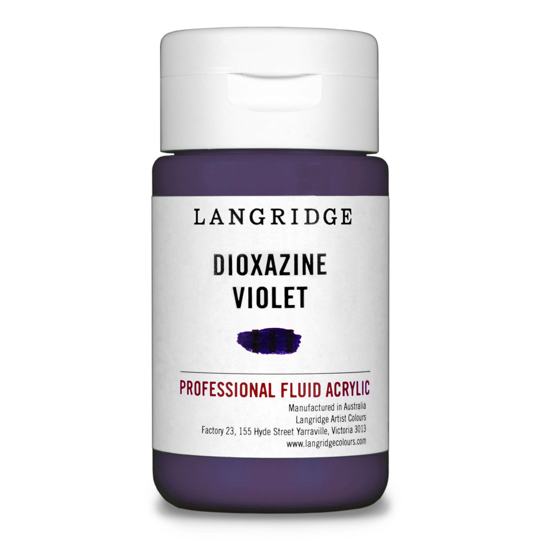 Dioxazine Violet Langridge Fluid Acrylic 125ml