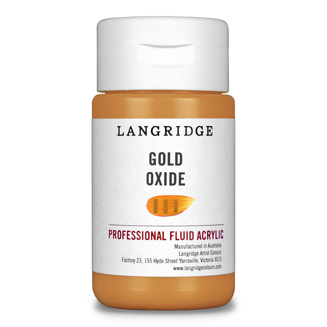 Gold Oxide Langridge Fluid Acrylic 125ml