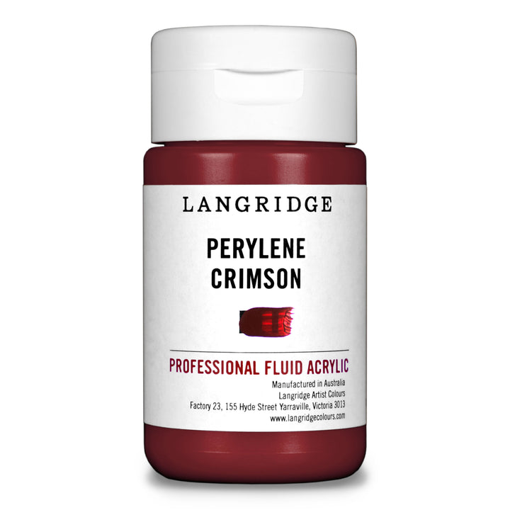 Perylene Crimson Langridge Fluid Acrylic 125ml