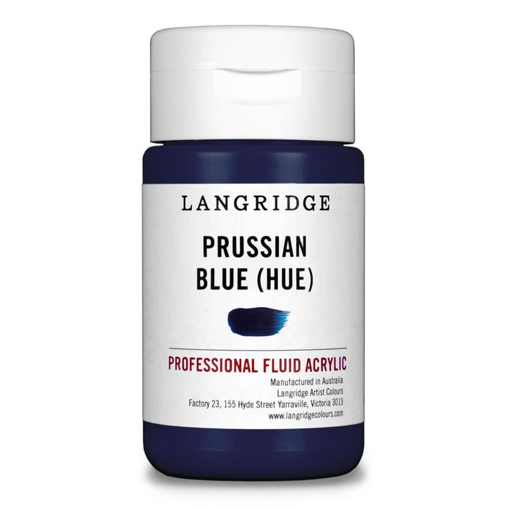 Prussian Blue Langridge Fluid Acrylic 125ml
