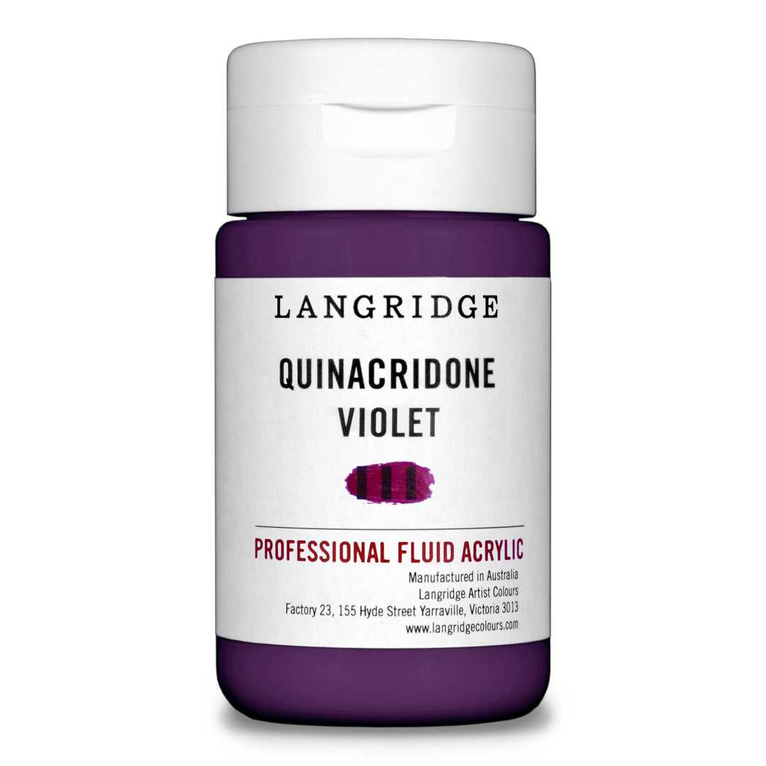 Quinacridone Violet Langridge Fluid Acrylic 125ml