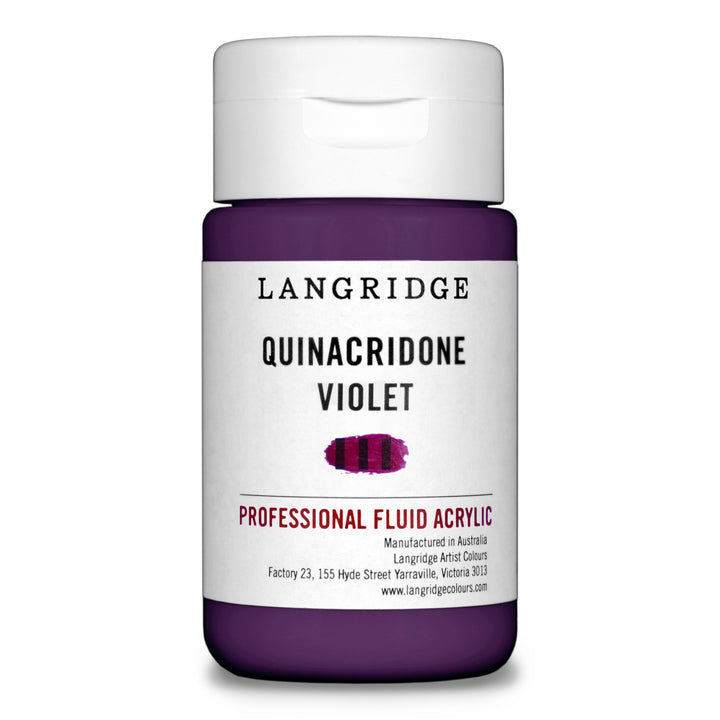 Quinacridone Violet Langridge Fluid Acrylic 125ml