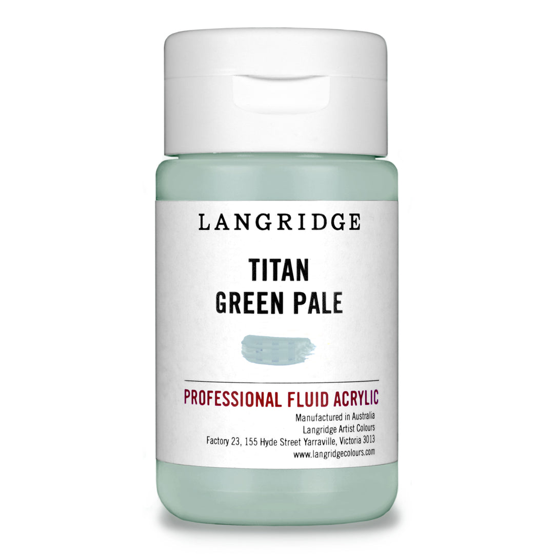 Titan Green Pale Langridge Fluid Acrylic 125ml