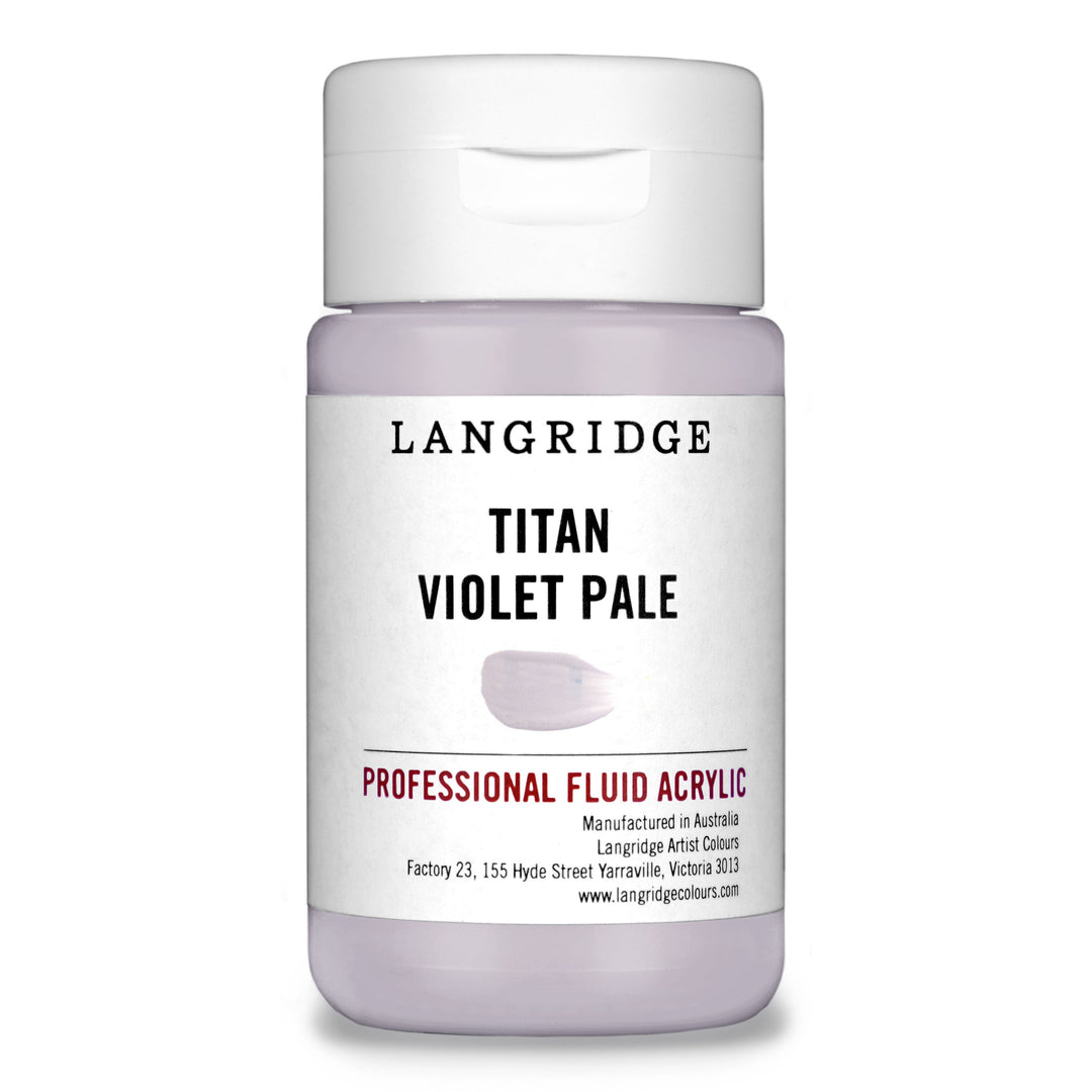 Titan Violet Pale Langridge Fluid Acrylic 125ml