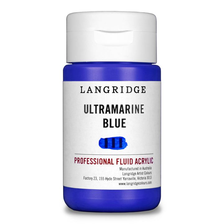 Ultramarine Blue Langridge Fluid Acrylic 125ml