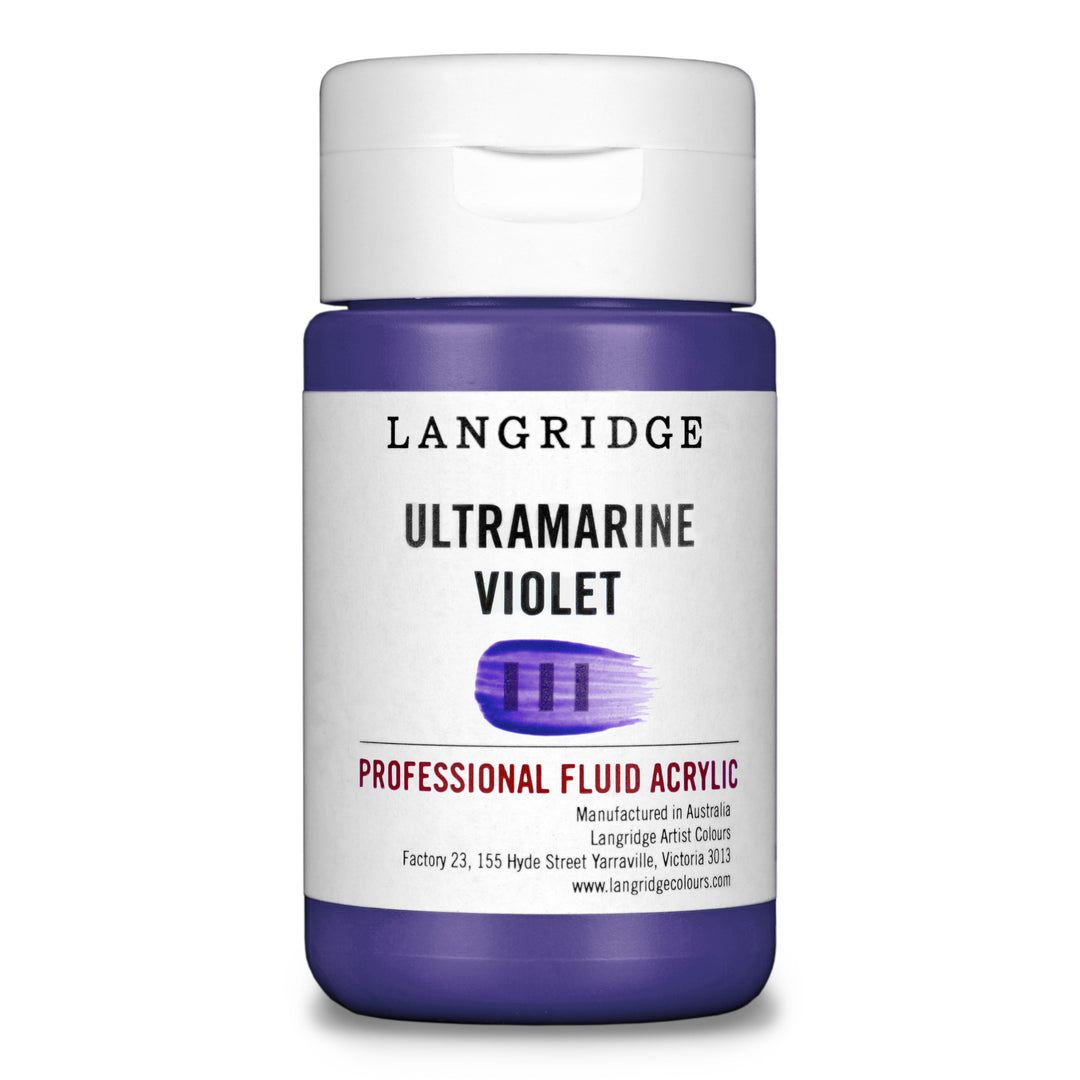 Ultramarine Violet Langridge Fluid Acrylic 125ml