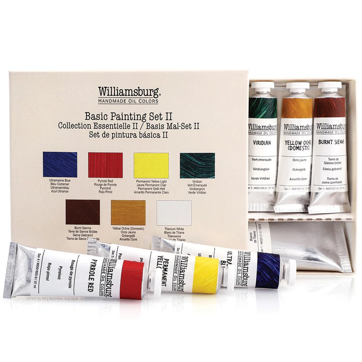 WILLIAMSBURG OIL BASIC PAINTING SET II - 7 COLORS