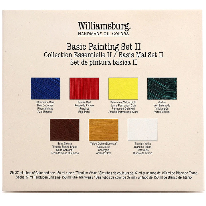 WILLIAMSBURG OIL BASIC PAINTING SET II - 7 COLORS