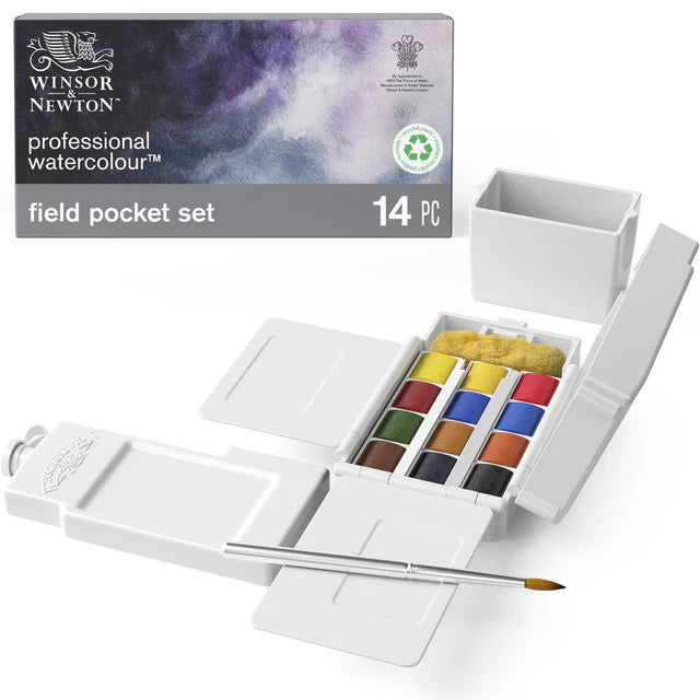 Winsor &amp; Newton Field Set 12 Half Pans