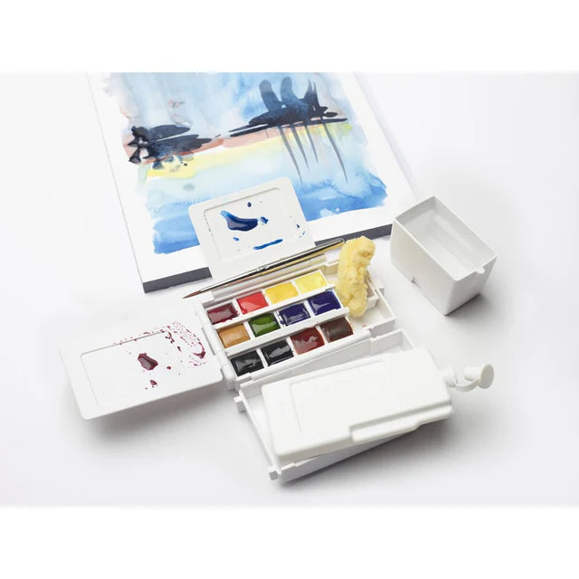 Winsor &amp; Newton Field Set 12 Half Pans