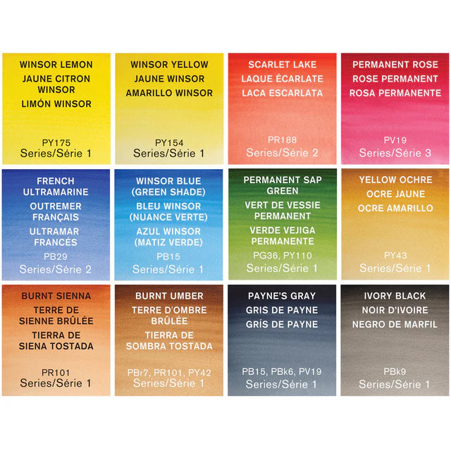 Winsor &amp; Newton Field Set 12 Half Pans