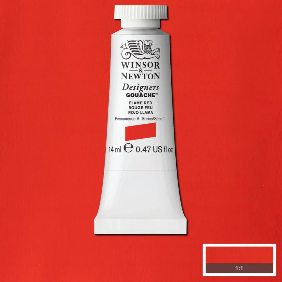 Flame Red Gouache WN 14ml