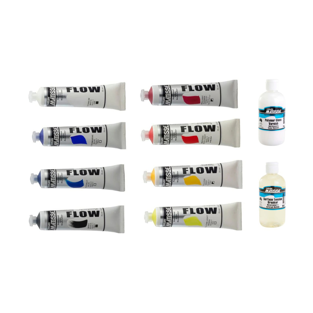 Matisse Flow Acrylic Primary Set