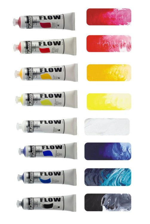 Matisse Flow Acrylic Primary Set