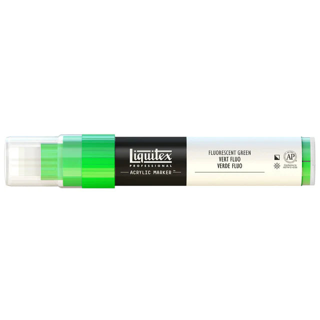 Fluro Green Liquitex Marker Wide 15mm