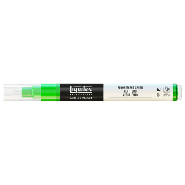 Fluro Green Liquitex Marker Wide 15mm