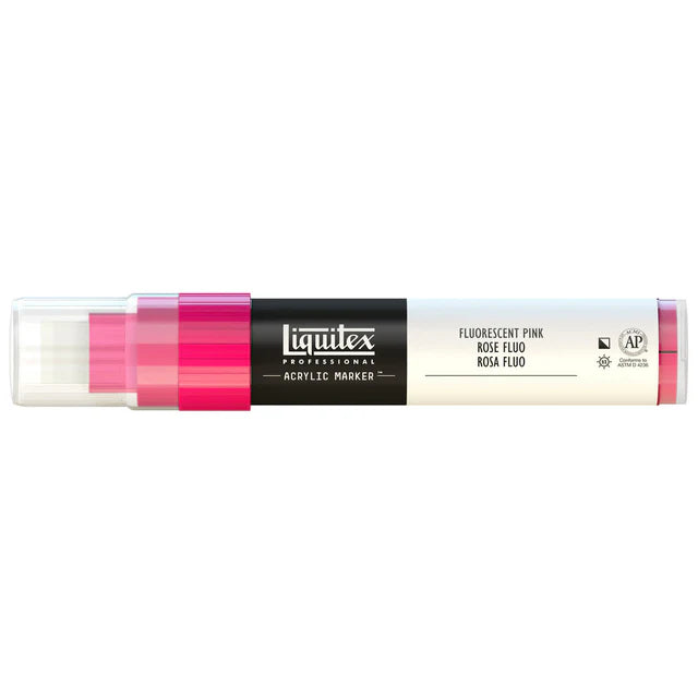 Fluro Pink Liquitex Marker Wide 15mm