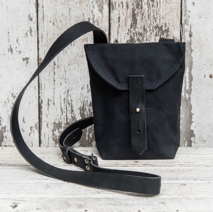 All Black Small Hunter Satchel
