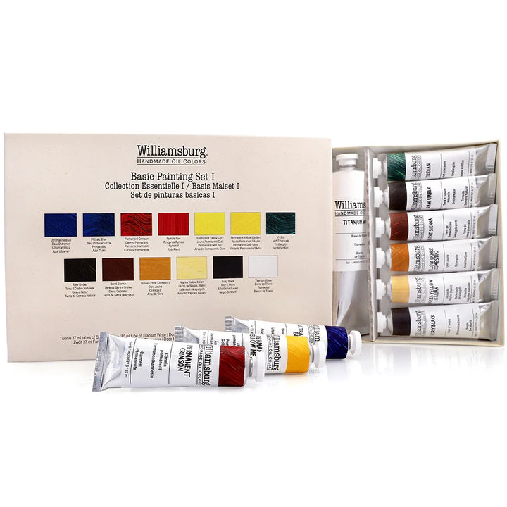 WILLIAMSBURG OIL BASIC PAINTING SET I-13 COLORS