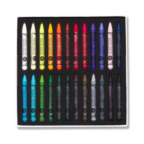 Sennelier Set of 24 Assorted Half Size Pencils + 12 Empty Slots
