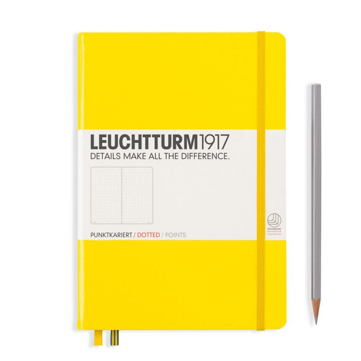 Leuchtturm Notebook HC Medium A5 251p Dotted Lemon