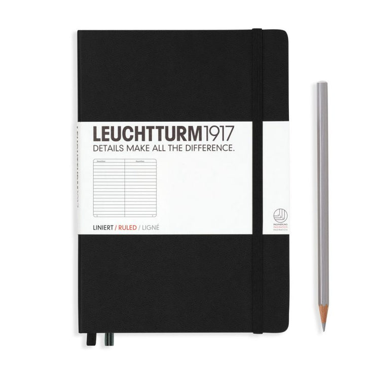 Leuchtturm Notebook HC Medium A5 251p Ruled Black
