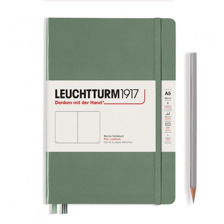 Leuchtturm Notebook HC Medium A5 251p Plain Olive