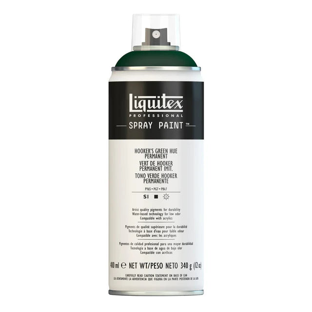 Hookers Green Hue Perm Liquitex Spray Paint 400ml Can
