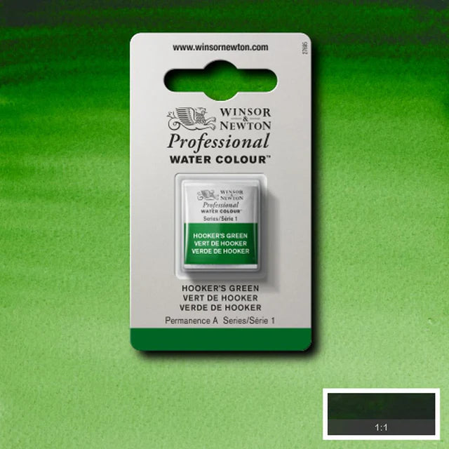 Hookers Green S1 Winsor &amp; Newton 1/2 Pan
