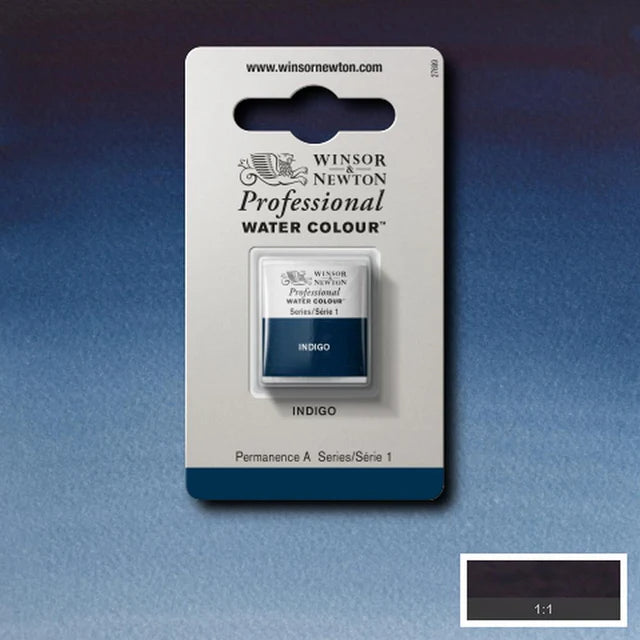 Indigo S1 Winsor &amp; Newton 1/2 Pan