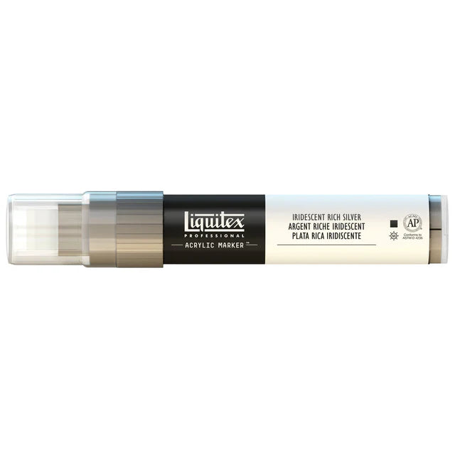 Iri Rich Silver Liquitex Marker Wide 15mm