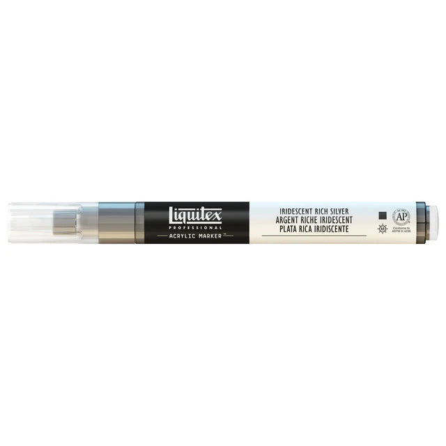 Iri Rich Silver Liquitex Marker Wide 15mm