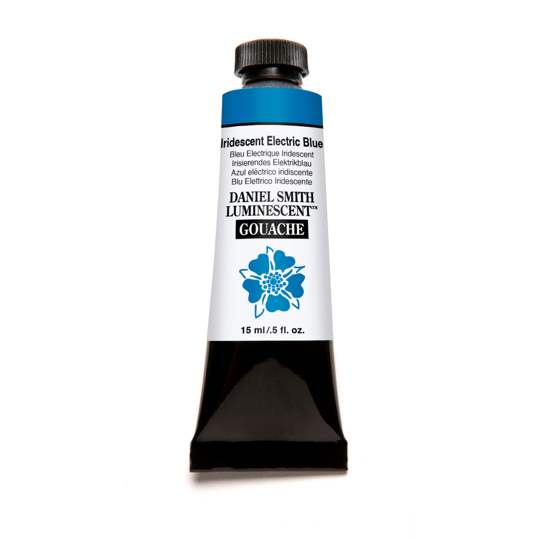 Iridescent Electric Blue Daniel Smith Gouache 15ml