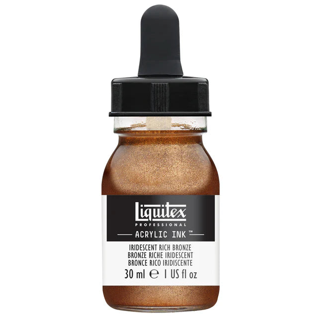 Iridescent Rich Bronze Liquitex Acrylic Ink 30ml