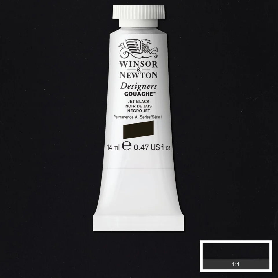 Jet Black Gouache WN 14ml