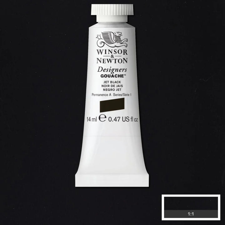 Jet Black Gouache WN 14ml