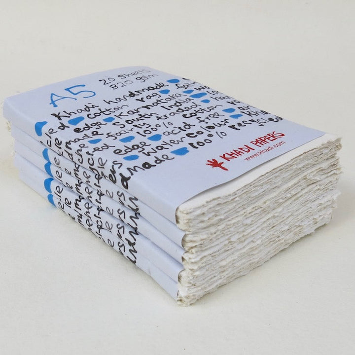 Khadi Handmade Paper 320gsm A5 pkt 20