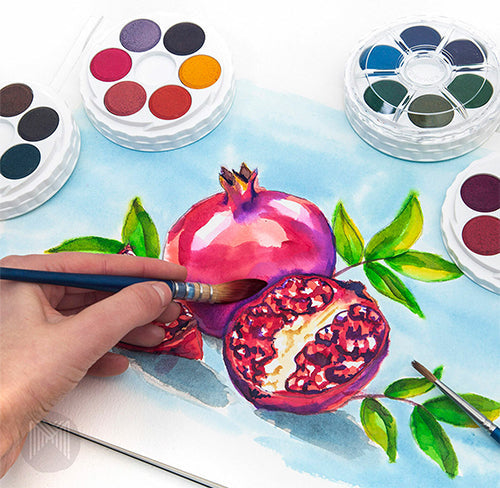 Koh I Noor Brilliant Watercolour Disc Set 24