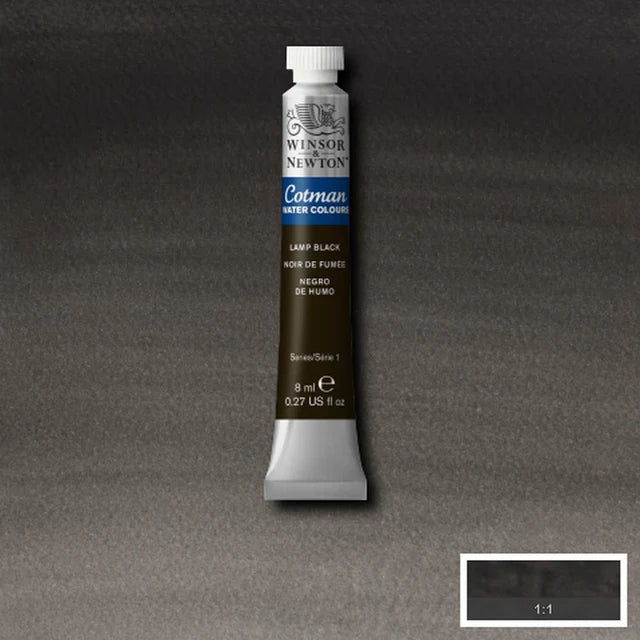 Lamp Black Cotman 8ml